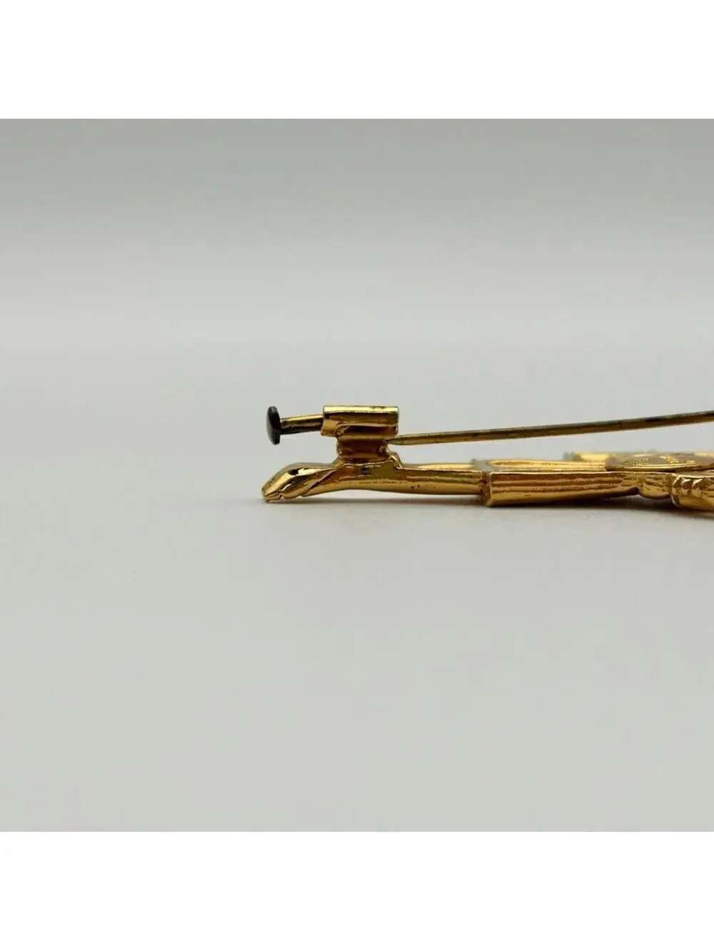 Chanel Mademoiselle Brooch Gold #357895C57B